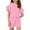 #A13-Pink, variant on Abcomgle Girls Short Sets Size 10-12 Girls 2 Piece Outfits Ruffle Sleeve Shirts and Drawstring Shorts Cute Trendy Girls Outfits 12-13 Years,Pink