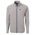 thumbnail image 2 of Men's Cutter & Buck  Gray Notre Dame Fighting Irish Alumni Logo Adapt Eco Knit Hybrid Recycled Full-Zip Jacket, 2 of 3