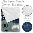 thumbnail image 2 of Personalized Throw Blanket for Football Fans - Ships Next Day - Made in USA - Custom Fleece Name Blanket - Ideal for Youth Football Players & Adults (50x60 Fleece - Dallas), 2 of 5