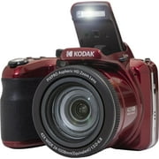 Kodak PIXPRO AZ425 Digital Camera (Red) + Accessories