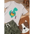 thumbnail image 3 of Image Conscious Dinosaur With Puppies T-Shirt Toddler -Jay Fleck Designs, Unisex 3 Toddler, 3 of 4