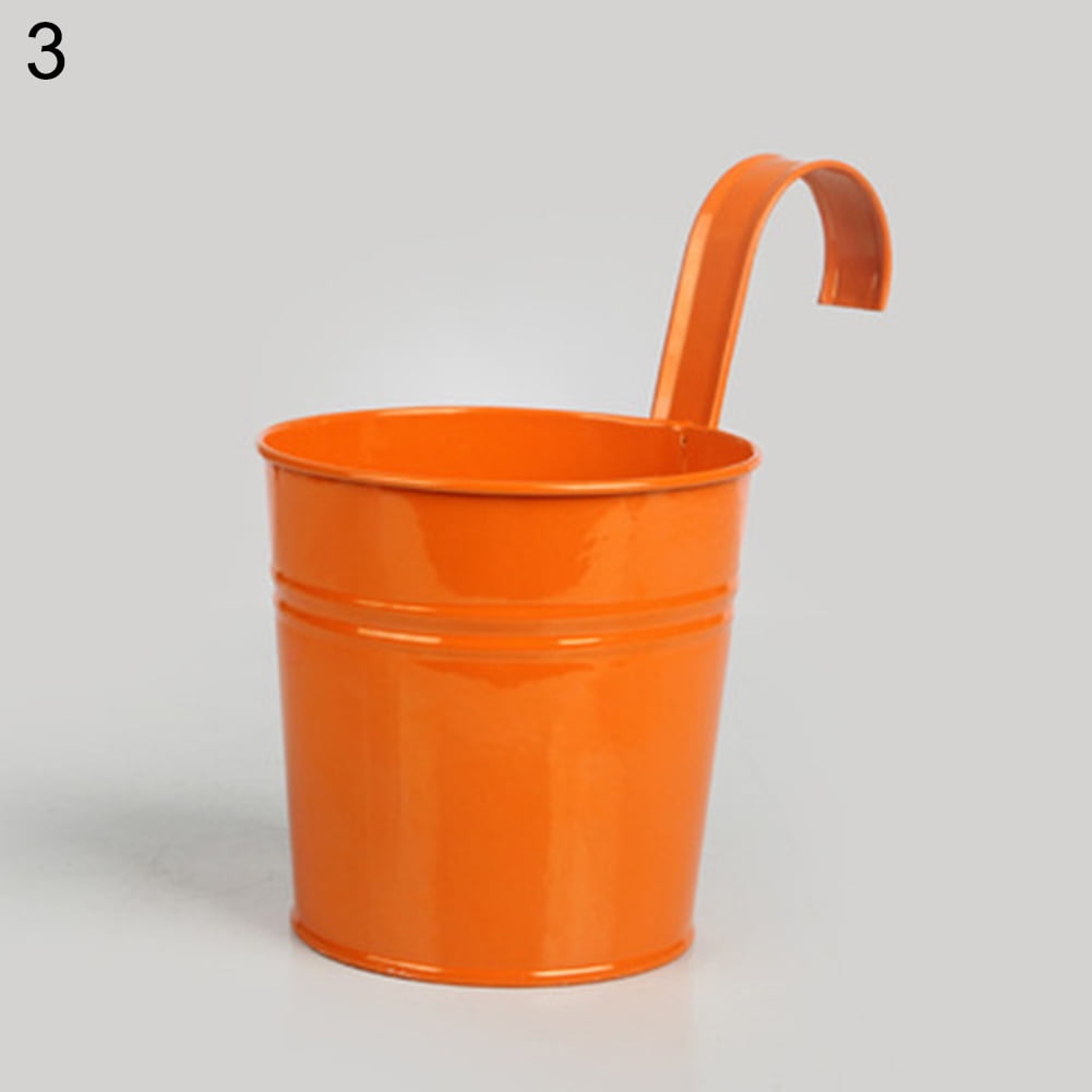 Grandest Birch Metal Iron Hanging Flower Pot Container Home Balcony