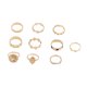 thumbnail image 2 of Xihbxyly mi pedido Incondicional anillos apilables nudillos para damas y niñas, anillos bohemios, 2 of 7
