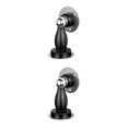 thumbnail image 4 of Scienceny Tope de puerta, soporte antioxidante silencioso, resistente al agua, herrajes para muebles montados en la pared, baño, negro clásico Negro clásico 2piezas Scienceny CBP491342, 4 of 6
