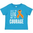 thumbnail image 3 of Inktastic Lost my Leg Not my Courage Limb Loss Awareness Orange Ribbon Boys or Girls Toddler T-Shirt, 3 of 5