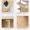 Natural / Fir Wood, variant on K&K Outdoor Kitchen Island, Rolling Bar Cart &, Dark Brown / Fir Wood