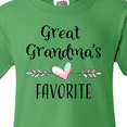 thumbnail image 4 of Inktastic Great Grandmas Favorite- Heart Great Grandchild Youth T-Shirt, 4 of 5