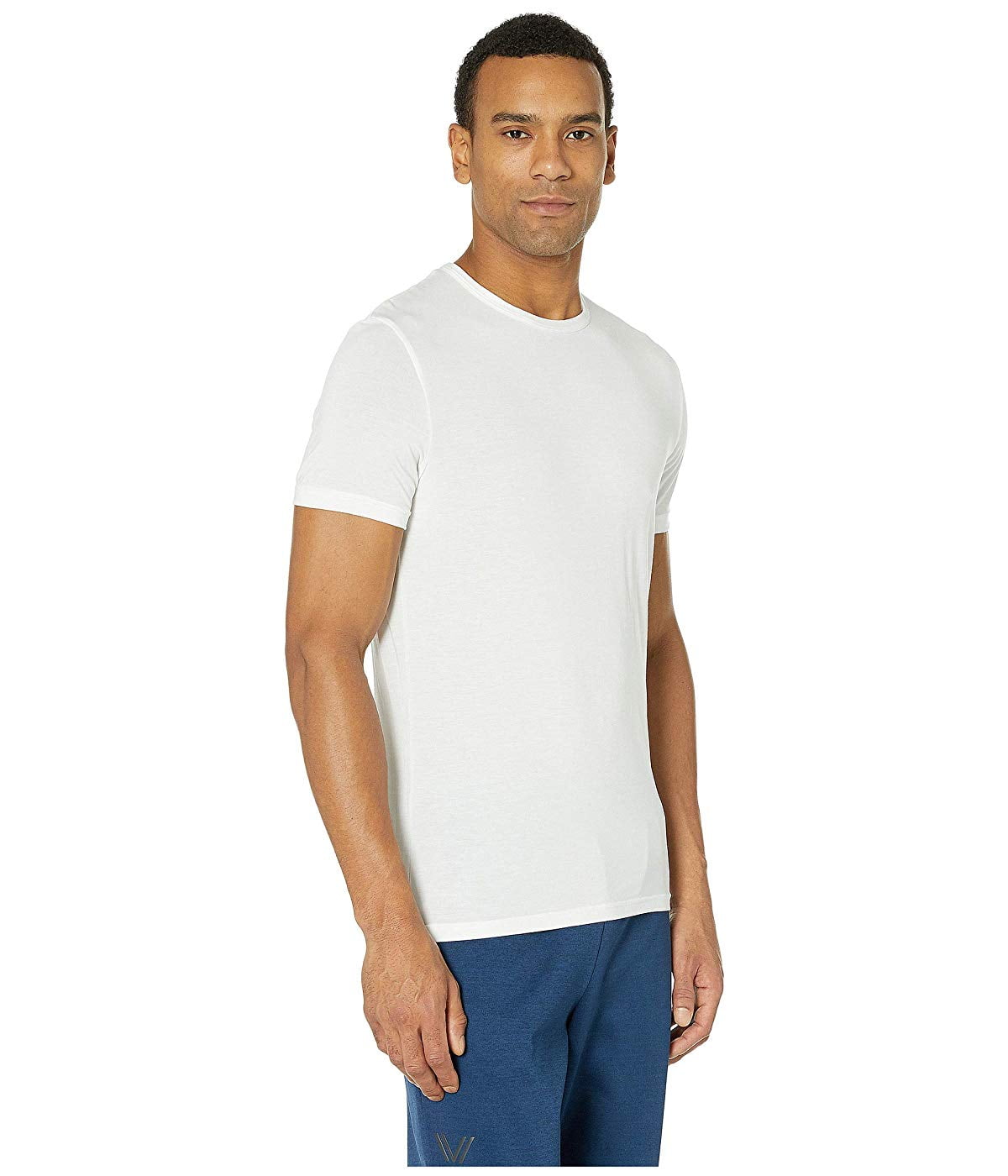 Calvin Klein Men's Launch CK Ultra Soft Modal Crew Neck T-Shirt, White,  Small 