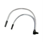 AmScope Dual Gooseneck Fiber Optic Attachment For Microscope Illuminators New