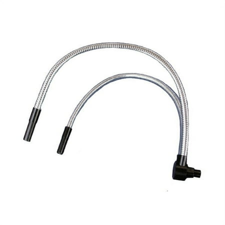 AmScope Dual Gooseneck Fiber Optic Attachment For Microscope Illuminators New