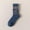 Blue, variant on 5 Pairs Men Warm Cotton Socks, Soft Cotton Bootie Socks Men Above Ankle Crew Socks