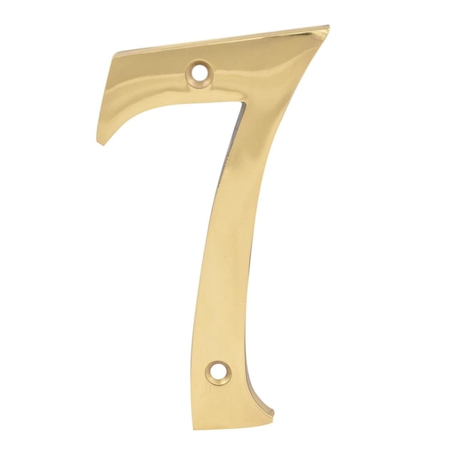 Número 7 Hy-Ko Latón Dorado 10.1 Cm