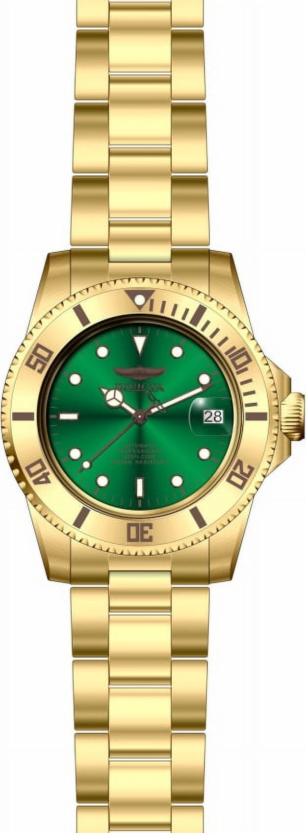 Invicta Men's Pro Diver Green Dial Watch - 28665