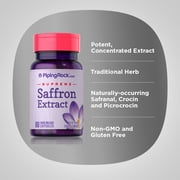 Saffron Extract Supplements | 60 Capsules for Men and Women | by Piping Rock