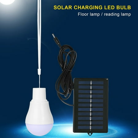 

Baiwo Solar Light Bulb High Brightness Energy-saving ABS 3W LED Portable Night Market Emergency Lamp with Lanyard for Outdoor