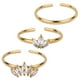 thumbnail image 1 of Set Anillos de Mujer LuckyLy Acero Inoxidable y Zirconias Modelo Erin dorado 7, 1 of 7