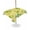 Yellow, variant on Outdoor Tablecloth with Umbrella Hole for Patio/Picnic/Party/Camping, Watercolor Lemon Filling Waterproof Table Cloth Rectangle Table Cover Washable, Summer Botanical Leaves Yellow Green (60"x 120")