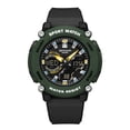thumbnail image 3 of Men’s Tactical Watch Analog Digital Dual Display – 50M Waterproof Military Wristwatch with LED Backlight, Stopwatch, Alarm, Countdown – Durable Outdoor Watch, 3 of 7