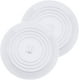 thumbnail image 1 of Tapones para bañera, tapón de silicona para fregadero de cocina, 15,3 de diámetro, para cocinas, baños y tapón de drenaje para lavandería (2 unidades, blanco), 1 of 5