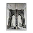 thumbnail image 4 of Stupell Industries Brooklyn Bridge Geometric Cable Architecture Design Urban Photography, 24 x 30, Design by Ziwei Li, 4 of 5