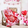 thumbnail image 7 of Xuniizn Soft Blankets, Throw Blanket for Couch, Flannel Sherpa Blanket Fleece Blanket for Adults, Cozy, Plush, Thicken, Reversible, Machine Washable, Pink, 7 of 7