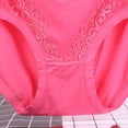 thumbnail image 4 of Gubotare Culottes Échancrées pour Femmes Sans Coutures Culottes Sans Coutures pour Femmes Invisibles Culottes Échancrées Bikini Doux Extensible Hipster (Rouge Melon D\'eau,TTTTG), 4 of 5
