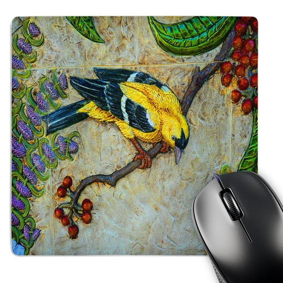 3dRose, Pretty bird art , MousePad