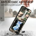 thumbnail image 7 of ELEHOLD Case for Samsung Galaxy Z Flip 5 2023,Camouflage Pattern with 360 Rotating Ring Holder Stand Slim Shockproof Rugged PU Leather Protective Case for Samsung Galaxy Z Flip 5 - Green, 7 of 7