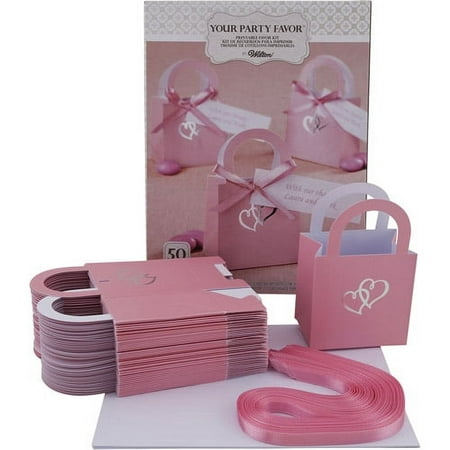 Wilton Pink Sweetheart Favor Bag, 50 Count