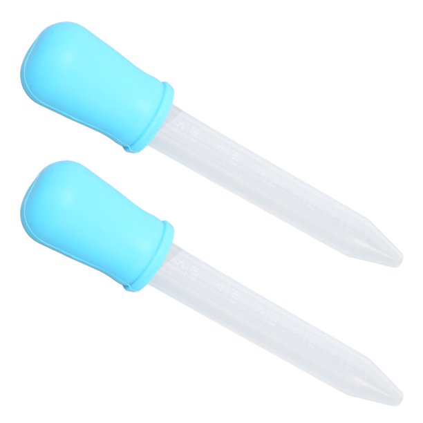 Pipetas de líquido de silicona de 2 piezas pipeta de transferencia multifuncional pipetas cuentagotas de líquido calibradas de silicona cuentagotas de transferencia de ANGGREK Otros