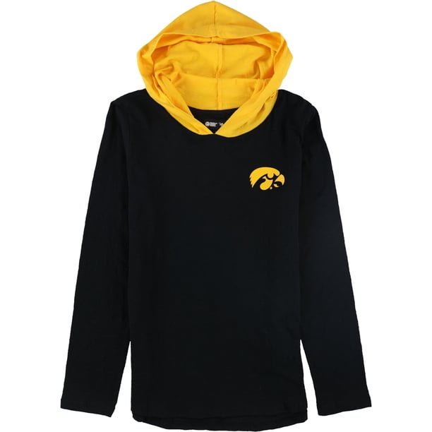 Camiseta gráfica de la Universidad de Iowa G-III Sports Mujer Negra Mediana