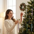 thumbnail image 2 of 12 Pack Acrylic Icicle Hanging Ornaments, Shatterproof Christmas Tree Decor with Twisted Frost Design, Clear Glass-Like Winter Holiday Accents, 2 of 10