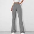 thumbnail image 2 of Women's High Waist Elastic Back Office Work Ankle Pants, 2 of 7