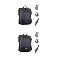 thumbnail image 2 of Yuarrent Bolsa de alforjas de Motor, 10L, resistente al agua, paquete de rejilla trasera, bolsas para maletero de motocicleta, para motocicleta, Negro 2Conjunto, 2 of 6