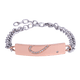 thumbnail image 4 of Pulseras de Pareja LuckyLy Cuore Acero Inoxidable Zirconias UNITALLA, 4 of 8
