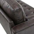 thumbnail image 6 of Valour 78" Leather Apartment Sectional Sofa, 6 of 7