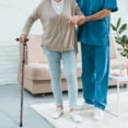 thumbnail image 3 of SupreGear Adjustable Folding Cane with T-Handle, 5 Height Levels, Black Polka Dot, Stability Strap, 3 of 7