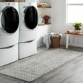 thumbnail image 4 of Hauteloom Clintwood Wool Living Room, Bedroom Area Rug - Bohemian, Transitional - Medium Gray, Charcoal, Cream - 2' x 3', 4 of 10