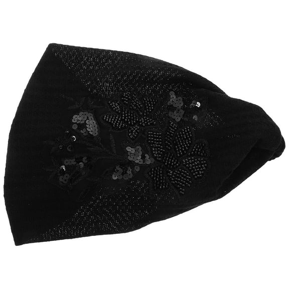 Wide-brimmed Headband to Cover White Hair Headbands Ribbons Black