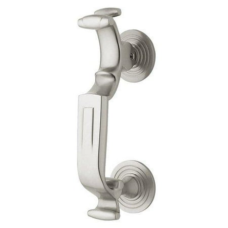 Baldwin 0113 Door Knocker Door Knocker Door Accessory S-Style ;Satin Nickel