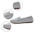 thumbnail image 6 of Xiaoxatg Women's Casual Shoes Mom Shoes Foot Stirrup Solid Color Flat Bottom Comfort for Everyday Use 7.5 Grey, 6 of 9