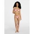 thumbnail image 2 of No Boundaries Scenic Route String Bikini Bottoms with Lettuce Edge, Women’s XXS-XXL, 2 of 5