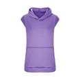 thumbnail image 7 of Kctaxy Sleeveless Hoodies for Women Pullover Crewneck Sweatshirts Solid Color Causal Loose Sweater Jacket Warm Fall Winter Fashion 2025 with Pockets Summer Savings, 7 of 7