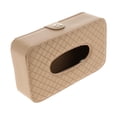 thumbnail image 1 of Caja de Toallitas Húmedas Tissuebox Caja de Pañuelos Cosméticos Dispensador de Pañuelos con Superficie de material cuero , Paño de Franela Interior Beige, 1 of 9