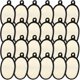 thumbnail image 1 of wonima11 24 Pcs Loofah Pack Loofah Pads Bulk for Facial Exfoliating Body Bath Shower Mini Sponge Pads Natural Scrubber Brush for Men Women Spa and Travel(Black), 1 of 1