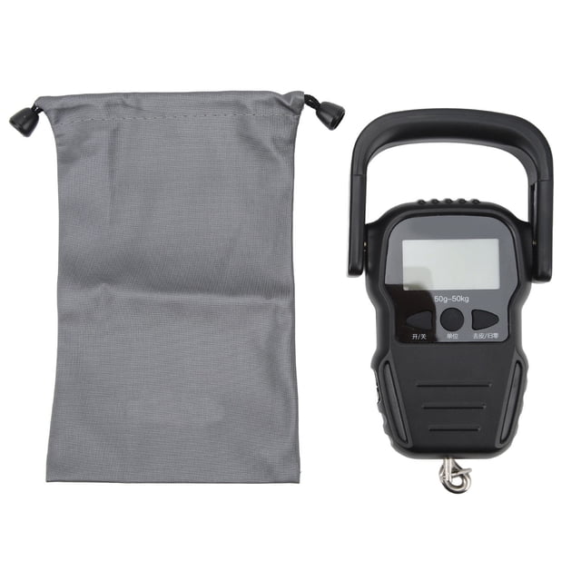 Báscula de resorte portátil de 50kg, báscula de equipaje LCD de acero ABS, báscula colgante Digital para viajes, compras y pesca YUNYI BRAND Deportes