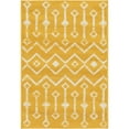 thumbnail image 1 of Unique Loom Marocain Treillis Zone Tribale Tapis 2' 2 x 3' Rectangle Jaune/ivoire, 1 of 1
