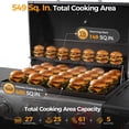 thumbnail image 6 of MASTER COOK 4 Burner Propane Gas Grill with Sear Burner, 56,500 BTU with Side Burner, 549 Sq.in. Cooking Area, Suitable for Outdoor Cooking, 6 of 10
