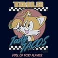 thumbnail image 2 of Mens Sonic the Hedgehog Tails Tasty Tacos Lightweight Hoodie, 2 of 4