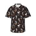 thumbnail image 2 of Picia Jumping Skull Gentle Cotton Regular Fit Short Sleeve Casual Hawaiian Shirt for Men-XX-Large, 2 of 8